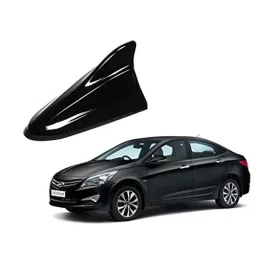 Auto Pearl Black Shark Fin Signal Receiver Antenna For Hyundai Verna Fluidic 4S-image-16