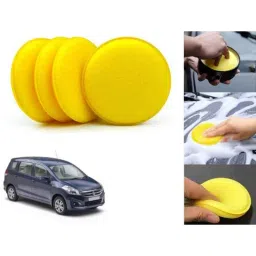 Auto Pearl Polyurethane Beige Washing &a; Waxing Polish Foam Sponge for Ertiga T2 2015-2018 (Pack of 4)-picture-24