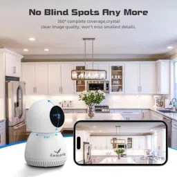 Camate Hybrid 3MP Indoor 4G Smart Wi-Fi Sim Camera with Motion Detect, Night Vision, 2-Way Audio &a; Support 256 GB Card for Baby Monitoring image 2