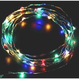 Tucasa DW-419 3m Battery Operated Multicolour LED Copper Wire String Light (Pack of 4)-81