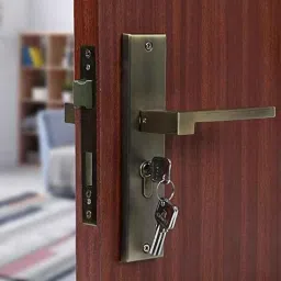 Voltizi 8 inch Stainless Steel 304 Antique Finish Cylindrical Plate Mortise Door Lock Handle Set with Both Side Key, LB-306-image-94