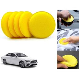 Auto Pearl Polyurethane Beige Washing &a; Waxing Polish Foam Sponge for E350 (Pack of 5)-picture-25