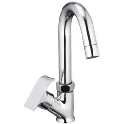 Drizzle Swift Brass Chrome Finish Silver Swan Neck Pillar Cock, ASWANSWIFT-picture-44