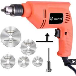Sceptre SP-2310 300W Orange Corded Drill Machine with 6 Pcs HSS Blade-picture-37