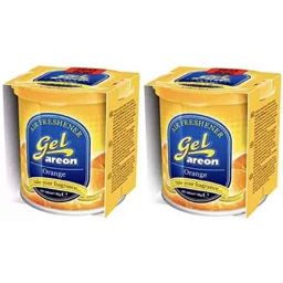 Areon Gel Orange Car Air Freshener (Pack of 2)-8