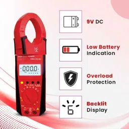 Rishabh 400A AC/DC 3 Phase Power Clamp Meter image 2