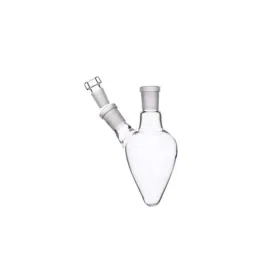 ABGIL 50ml Borosilicate Glass Pear Shape Two Neck Flask with Interchangeable Stopper for Side Neck, ABG1573-image-31