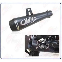 RA Accessories Black M4 with Mesh Silencer Exhaust for Honda CBZ XTreme-picture-16