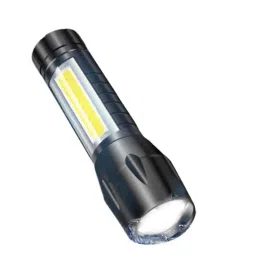 Pick Ur Needs 9W Black Rechargeable LED Mini Torch with Emergency Light, EL-Small-picture-38