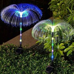 Gigawatts PVC Multicolor Jellyfish Solar Garden Light, GA-JFSL02 (Pack of 2)-20