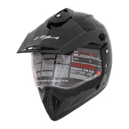 Vega Off Road Black Full Face Helmet, Size (Large, 600 mm)-picture-37