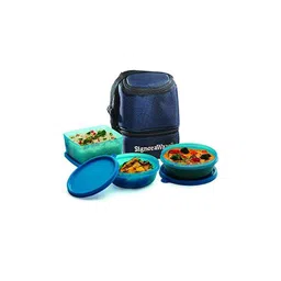 Signoraware Mauve 1230 ml Perfect Lunch Box with Bag, 534-picture-38