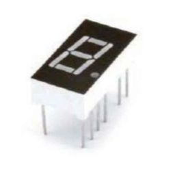 Oasistek 100 Pcs 0.40 inch Ultra Red Single Digit Display Module Set, TOS-4102-32