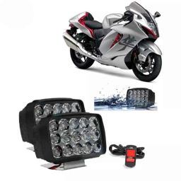 Cartronics 15 Led Fog Light with On/Off Switch for Suzuki Hayabusa Set Of 2 Pcs, CAR-GZHPR8-picture-19