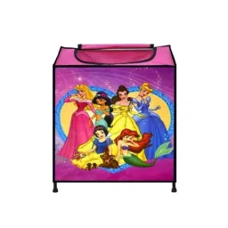 Philoshop Metal Princess Print Laundry Bag with Zipper Closure-image-127