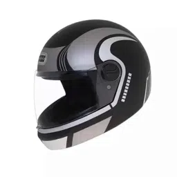 Studds Jade ISI Plastic Matt Black Full Face Helmet, Size: Medium-picture-49
