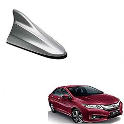 Auto Pearl ABS Silver Universal Replacement Shark Fin Car Roof Antenna For Honda City Ivtec 2016-image-64