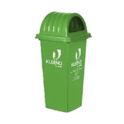 Cello Kleeno 60L HDPE Green Dustbin with Dome Lid, CDB60-5