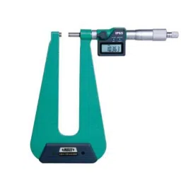 Insize Digital Large Anvil Micrometer, Range: 0-1 inch/0-25 mm, 3539-253SE-37