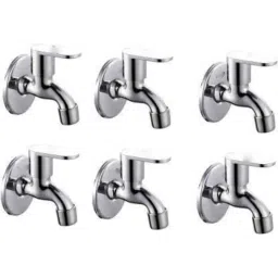 IRIS Opal Stainless Steel Chrome Finish Bib Cock with Wall Flange (Pack of 6)-picture-10