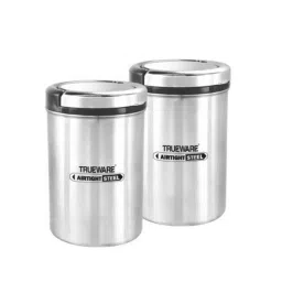 Trueware 2 Pcs 1L Stainless Steel Canister Set-picture-25