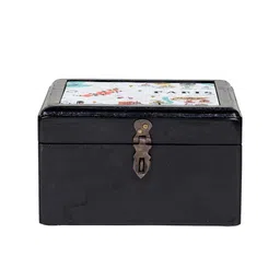 Contrast Living Painted Wooden Decorative Jewellery Box-image-85