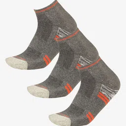 Bodycare Men Pack of 3 Patterned Moisture Wicking Combed Cotton Ankle Length Socks-picture-32