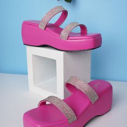 EVERLY Women Peep Toes Platform Heels-50
