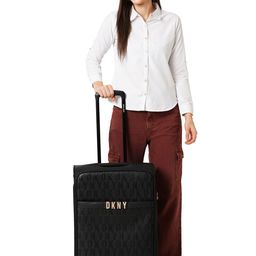 DKNY Impressionist Black Soft-Sided Medium Suitcase-42