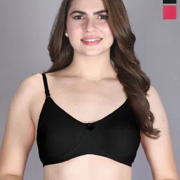 LUX VENUS Pack Of 2 Full Coverage Cotton T-shirt Bras With All Day Comfort-picture-25