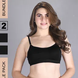 LUX VENUS Pack Of 2 Full Coverage Non-Wired Cotton Everyday Bra With All Day Comfort-picture-32