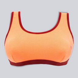 DChica Non-Wired Non-Padded All Day Comfort Full Coverage Cotton Sports Bra-image-52