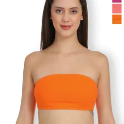 SELFCARE Pack Of 3 Full Coverage Strapless Bandeau Bra With All Day Comfort-36