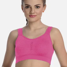 FIMS Seamless Non-Wired Non-Padded High-Support Dry-Fit Work-Out Bra-25