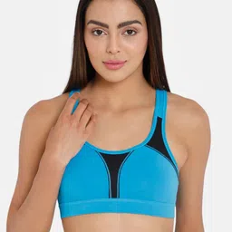intimacy LINGERIE Colourblocked Moisture Wicking Bra Full Coverage-image-37