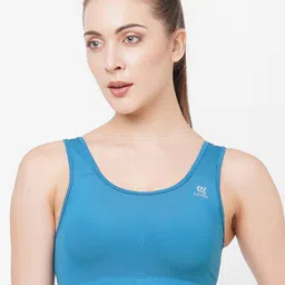 LAASA  SPORTS Removable Padding High Support Moisture Wicking Dry Fit Training or Gym Bra-image-95