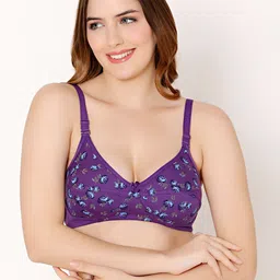 Bodycare Floral Printed Full Coverage Non Padded Everyday Bra With All Day Comfort-22