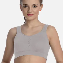 FIMS Seamless Non-Wired Non-Padded High-Support Dry-Fit Work-Out Bra-0