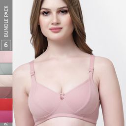 Softskin Pack Of 6 Full Coverage Everyday Bra With All Day Comfort-18