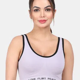 Amour Secret  Lightly Padded Medium Support All Day Comfort Anti Odour Seamless Sports Bra-32