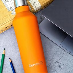 Servewell Alaska Orange SS Single Wall Stainless Steel Water Bottle 820 ML-image-91
