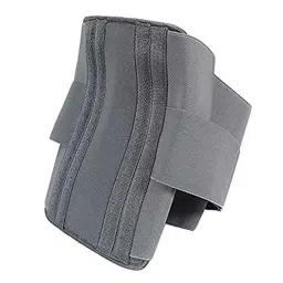Kudize Lumbar Sacral Double Elastic Grey Back Support Brace, Size: M image 2