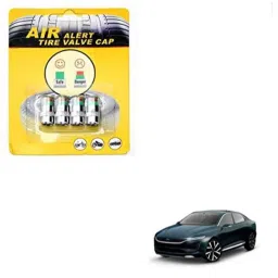 Kozdiko 4 Pcs Iron Air Pressure Alert Car Tyre Valve Caps Set for Tata Evision, Air Alert-G236-picture-19