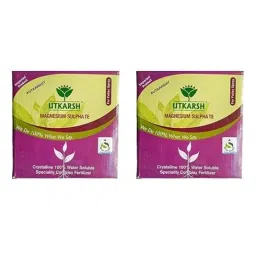 Utkarsh Magnesium Sulphate 4.4kg Crystalline 100% Water Soluble Speciality Complex Fertilizer (Pack of 2)-12