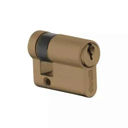 Dorset CL 400 H PT 60mm Stainless Steel Antique Brass Finish Half Pin Cylinder Lock (Pack of 4)-image-35