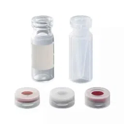 Lab Plus Snap Cap Auto Sampler Vial LLG Labware Transparent Snap Cap, LP-2353 (Pack of 100)-1