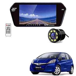Auto Pearl CBP111 7 inch HD Bluetooth LED Touch Screen with 8 LED Reverse Camera for Honda Jazz-44