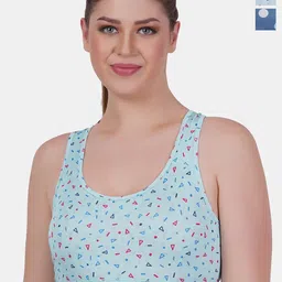 Reveira Pack of 2 Geometric Printed Dry Fit Workout Bra With All Day Comfort-picture-14