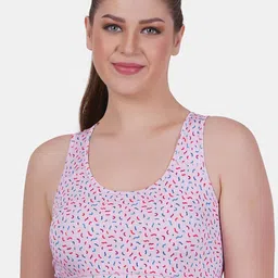 Reveira Geometric Printed Medium Coverage Dry Fit Workout Bra With All Day Comfort-picture-42