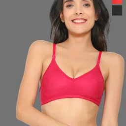 Aimly Pack Of 3 Medium Coverage Non-Padded T-shirt Bra With All Day Comfort-picture-10